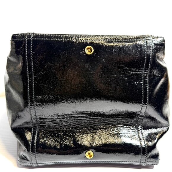 Yves Saint Laurent Rive Gauche Patent Leather Tote Bag - Picture 11 of 16